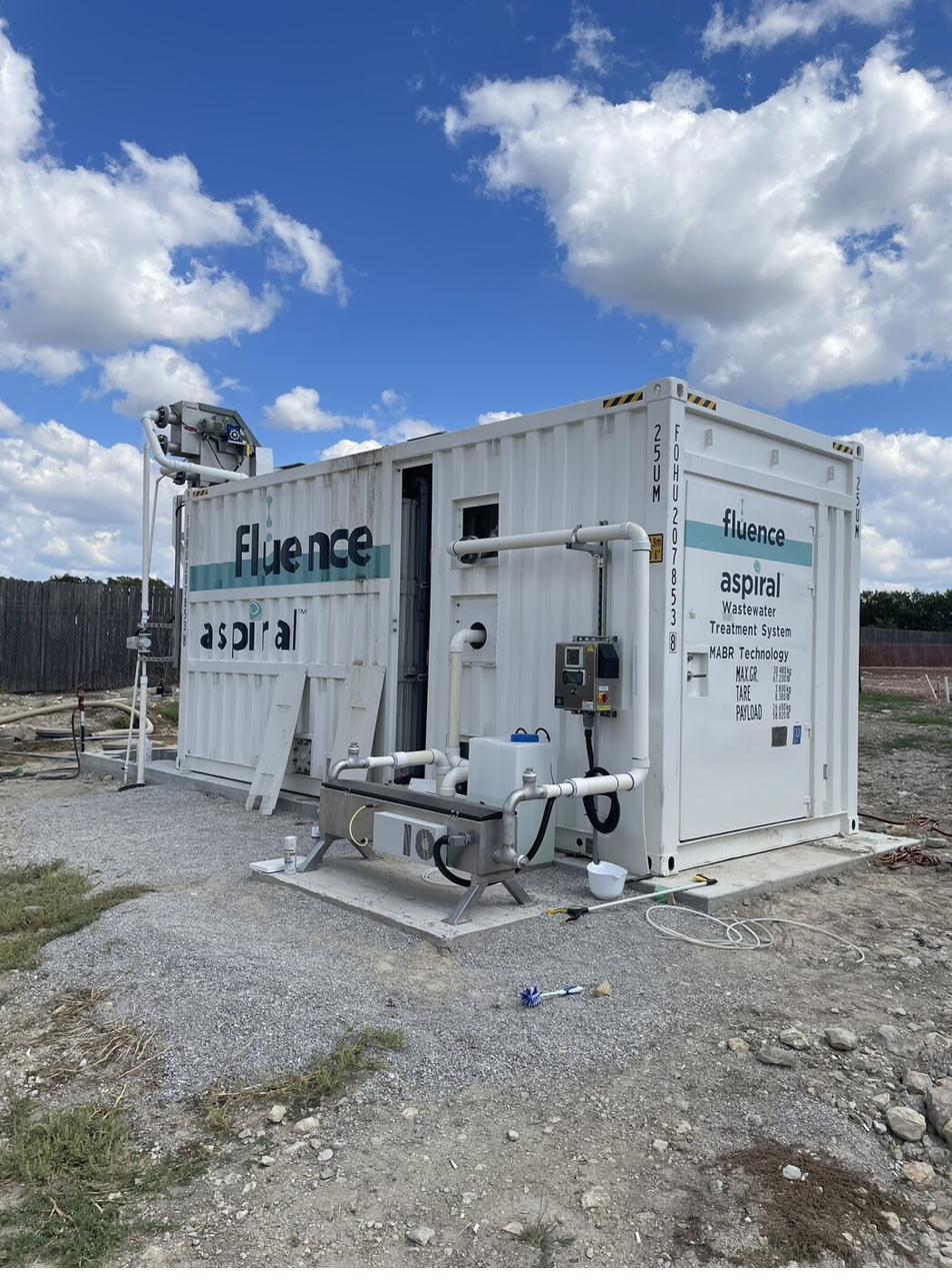 Pilot Truck Stop Aspiral wastewater treatment system, Texas