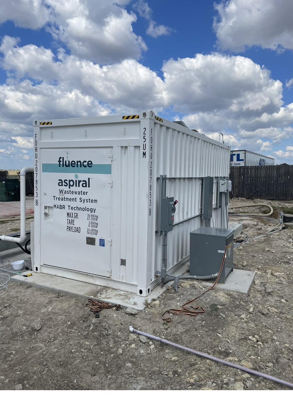 Pilot Truck Stop Aspiral wastewater treatment unit, Texas